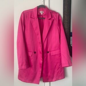 Barbie Pink Boxy Blazer - S